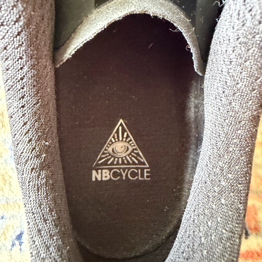 New Balance - NBCycle Black Velcro Cycle Shoes Women’s 10 - Picture 4 of 6